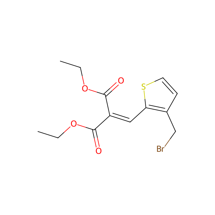 2-{[3-（溴甲基）-2-噻吩基]-亚甲基}丙二酸二乙酯