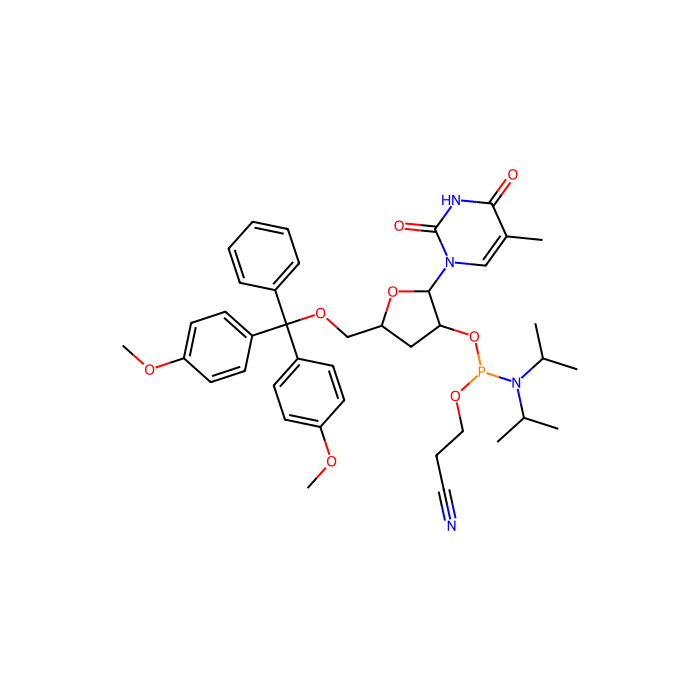 3'-脱氧-5'-O-DMT-5-甲基尿苷2'-CE亚磷酰胺