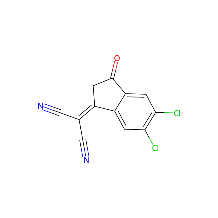 (5,6-二氯-3-氧代-2,3-二氢-1H-茚-1-亚基)丙二腈