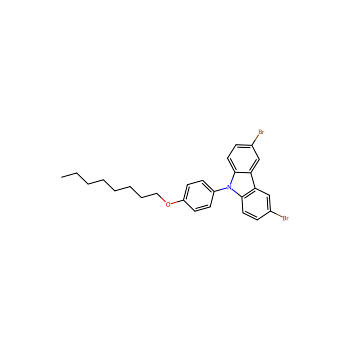 3,6-二溴-9-(4-n-辛氧基苯基)-9H-咔唑