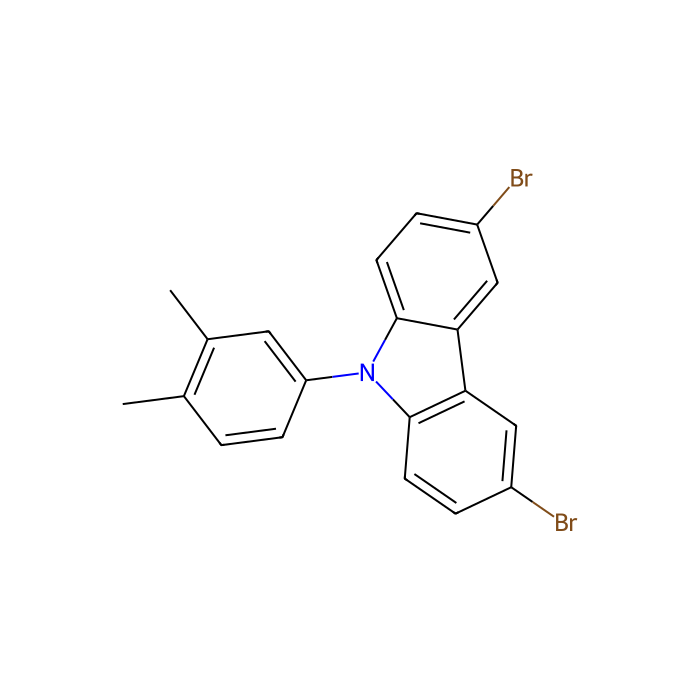 3,6-二溴-9-(3,4-二甲基苯基)-9H-咔唑