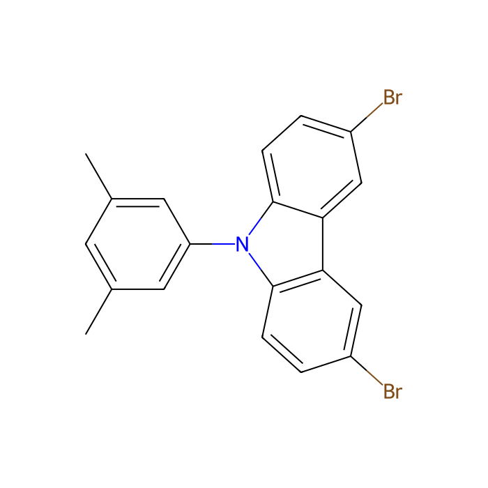 3,6-二溴-9-(3,5-二甲基苯基)-9H-咔唑