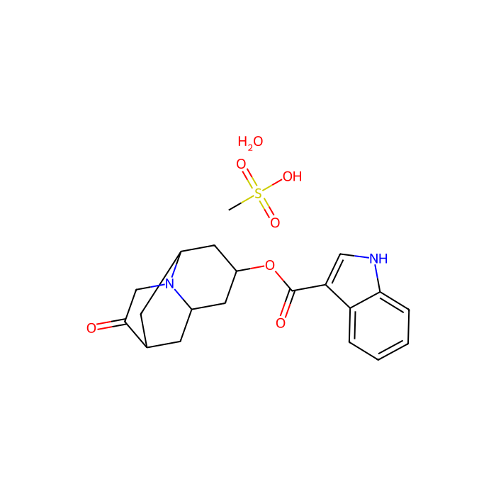 甲磺酸多拉司琼 一水合物, 羟色胺 3a（5-HT3a）受体拮抗剂