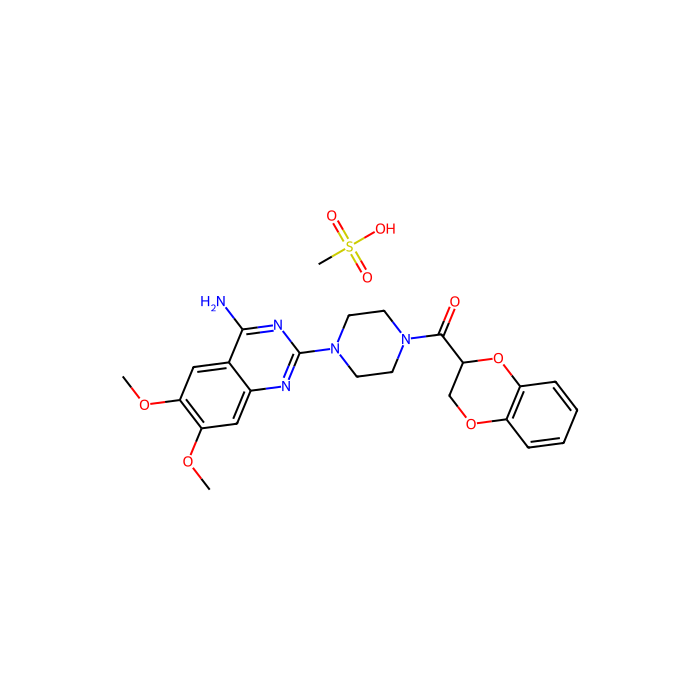 甲磺酸多沙唑嗪, 肾上腺素能受体 alpha-1 拮抗剂