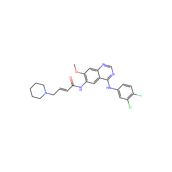 达科替尼（PF-00299804）, 受体蛋白-酪氨酸激酶 erbB-4 抑制剂