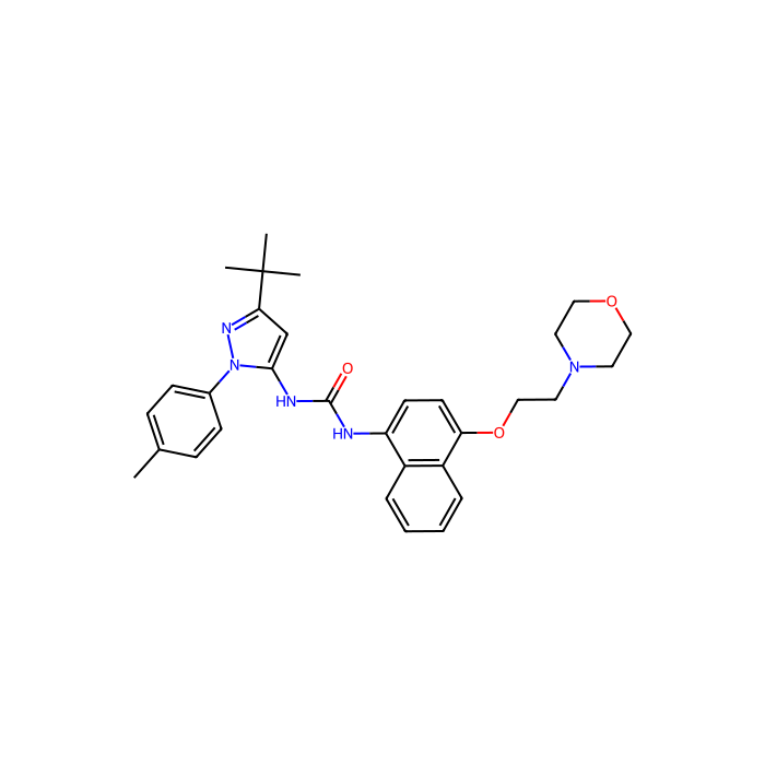 Doramapimod (BIRB 796), MAP 激酶 p38 alpha 抑制剂