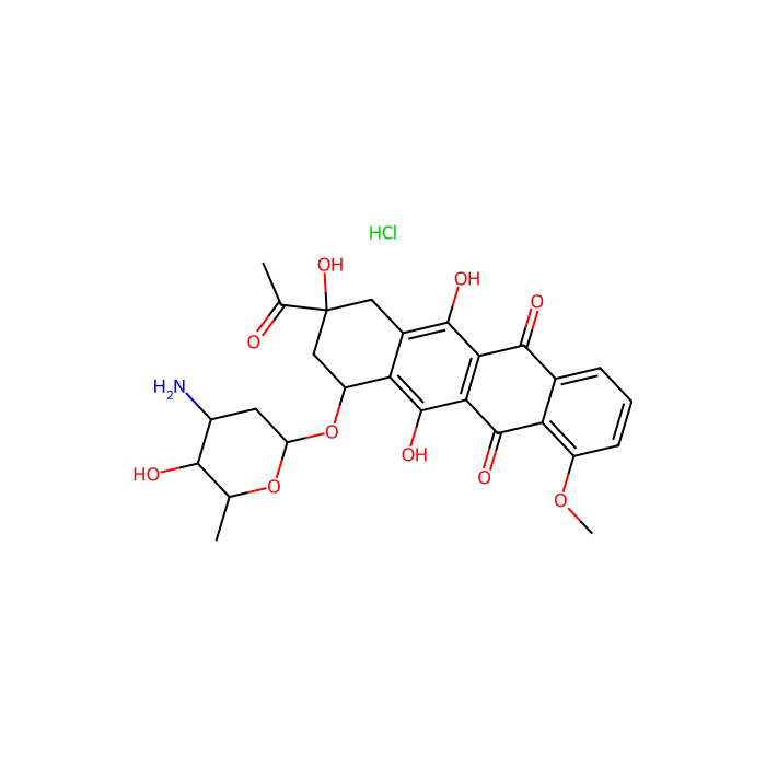 柔红霉素盐酸盐, DNA 抑制剂