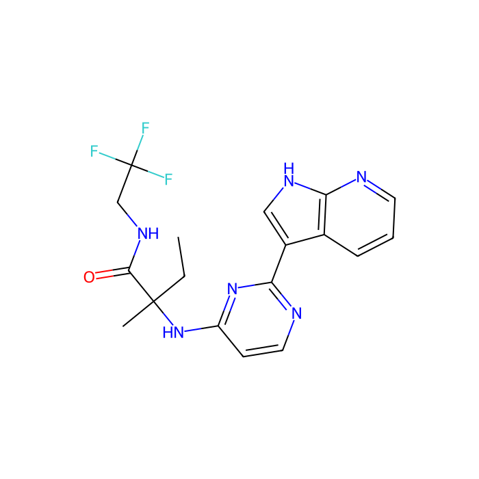 Decernotinib (VX-509), 酪氨酸蛋白激酶 JAK3 抑制剂