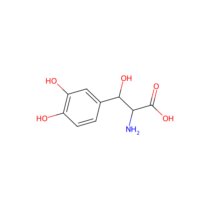 屈昔多巴（L-DOPS）, M 1 受体拮抗剂