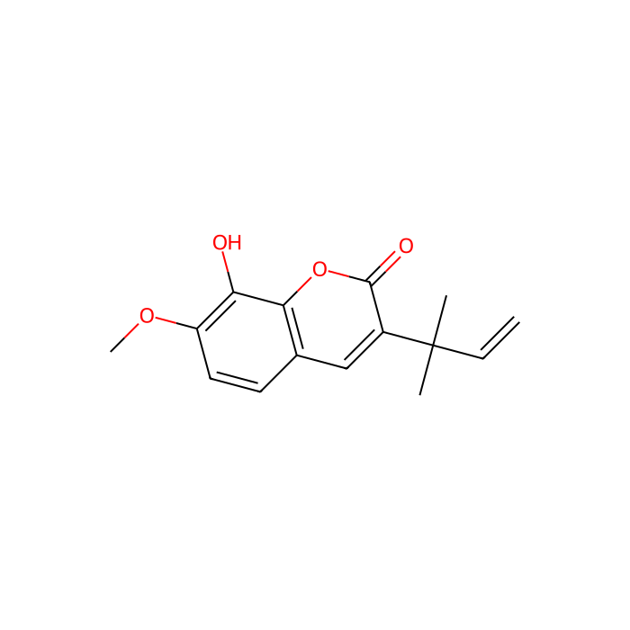 3-(1,1-二甲基烯丙基)-8-羟基-7-甲氧基香豆素