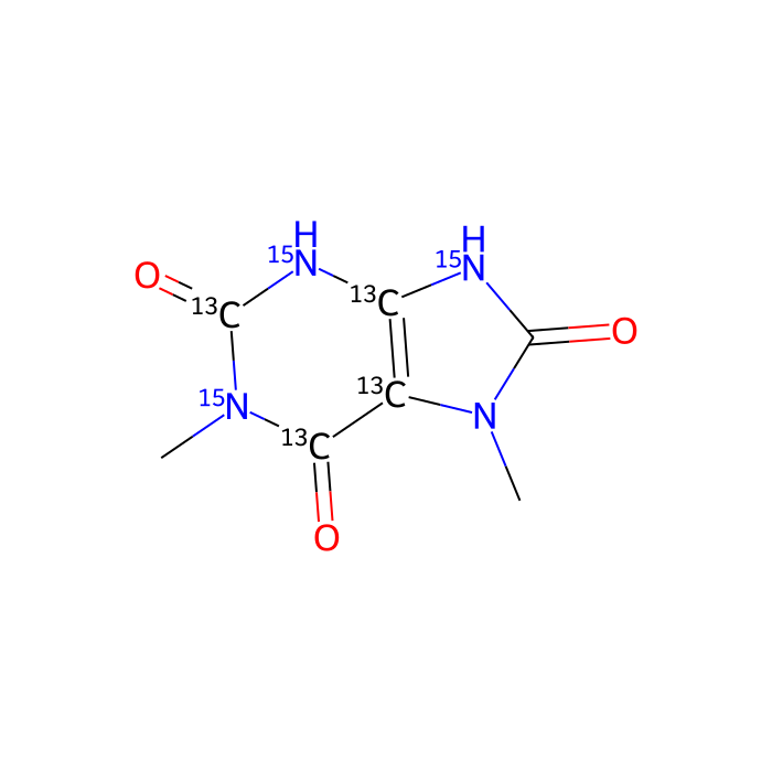 1,7-二甲基尿酸-2,4,5,6-¹³C₄-1,3,9-¹⁵N₃