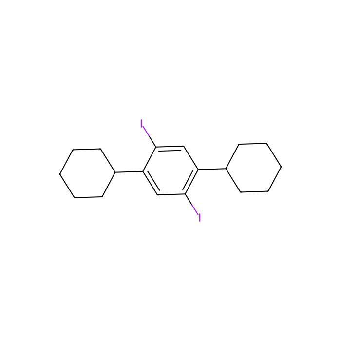 1,4-二环己基-2,5-二碘苯