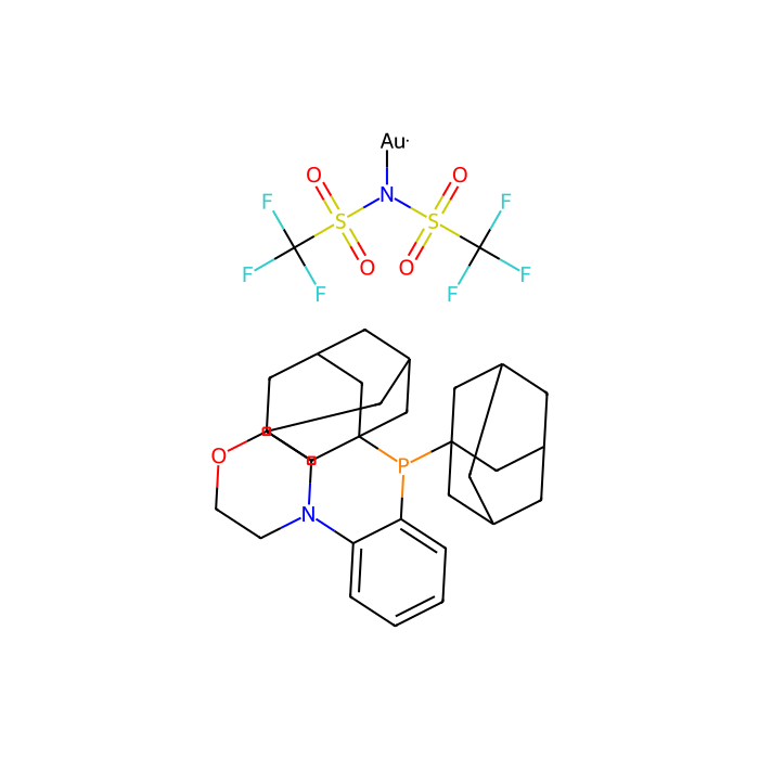 {4-[2-二(1-金刚烷基)膦基]苯基吗啉}金(I)双(三氟甲磺酰基)亚胺