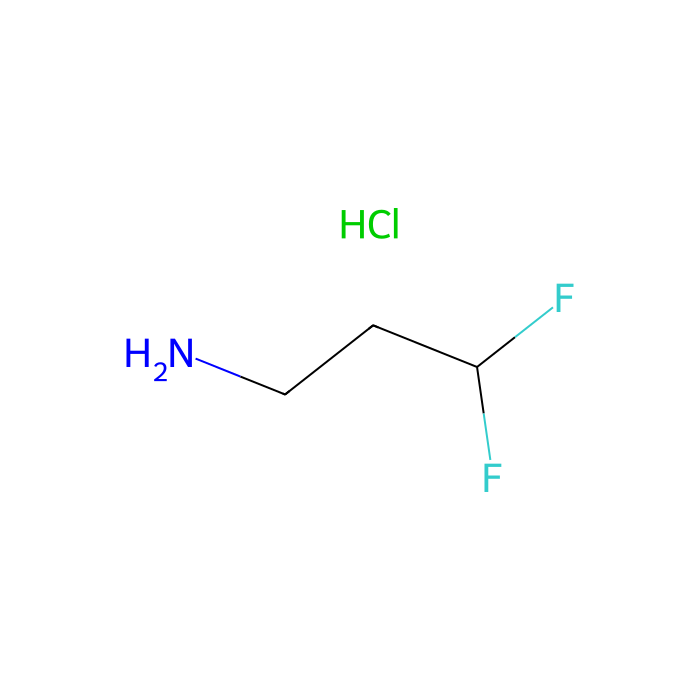 3,3-二氟丙烷-1-胺盐酸盐