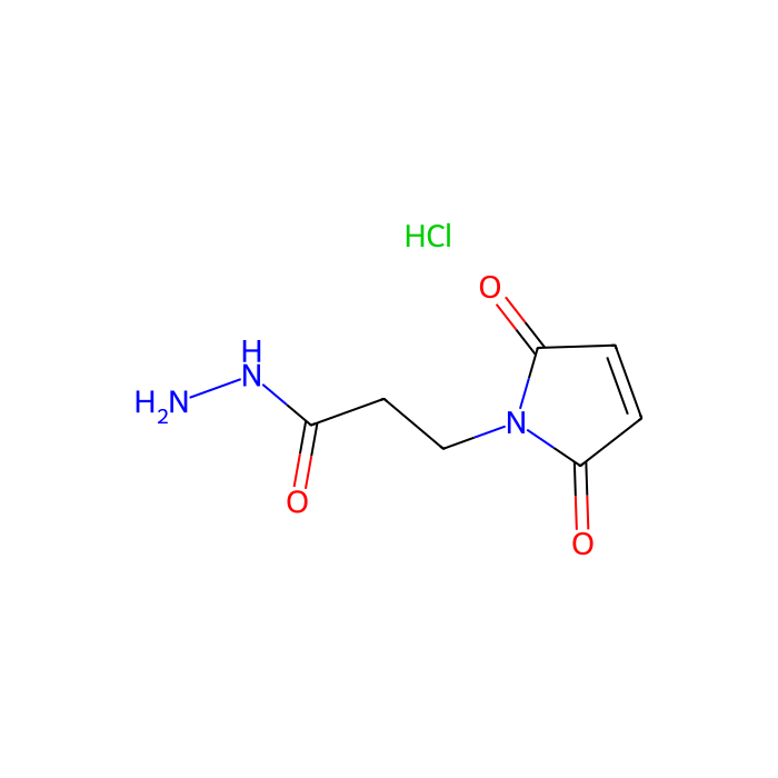 3-(2,5-二氧代-2,5-二氢-1H-吡咯-1-基)丙烷酰肼盐酸盐
