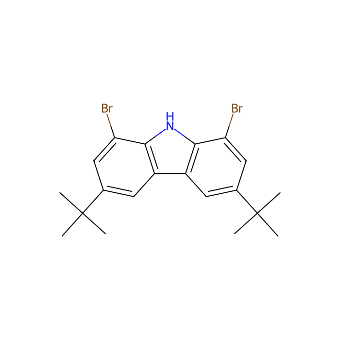 1,8-二溴-3,6-二叔丁基-9H-咔唑