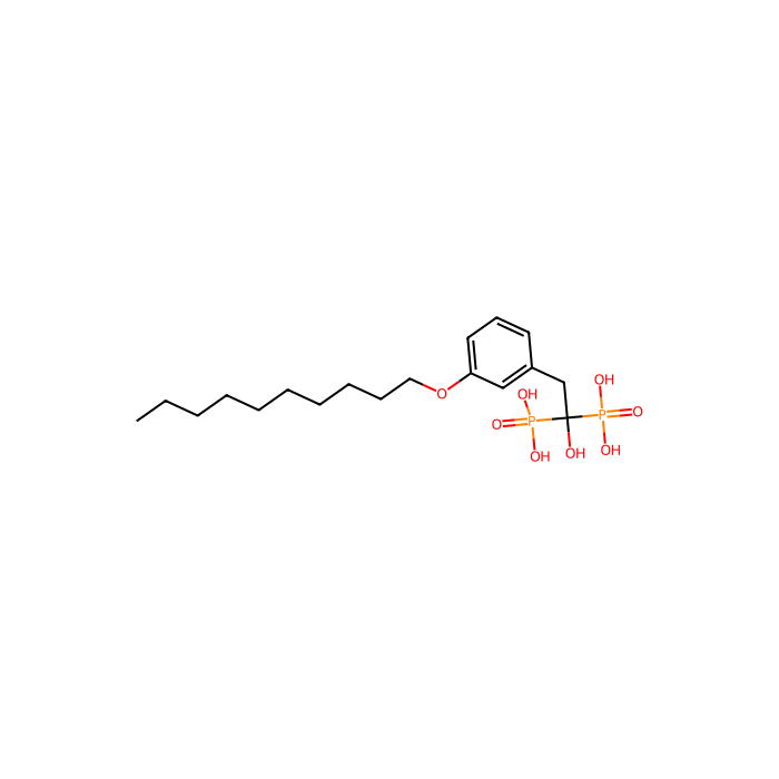 {2-[3-(decyloxy)phenyl]-1-hydroxy-1-phosphonoethyl}phosphonic acid, 香叶基二磷酸合酶抑制剂