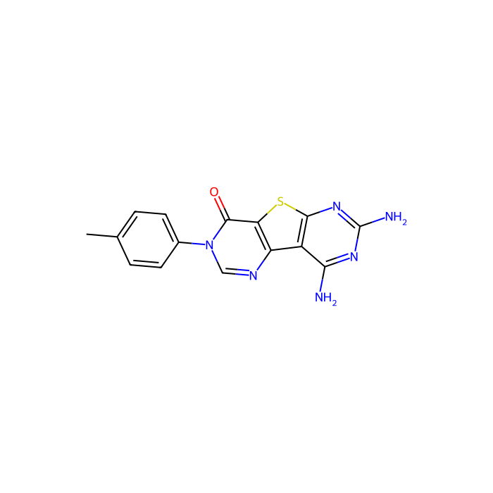 11,13-diamino-5-(4-methylphenyl)-8-thia-3,5,10,12-tetraazatricyclo[7.4.0.0^{2,7}]trideca-1(13),2(7),3,9,11-pentaen-6-one, mGlu 1 受体的异构调节剂