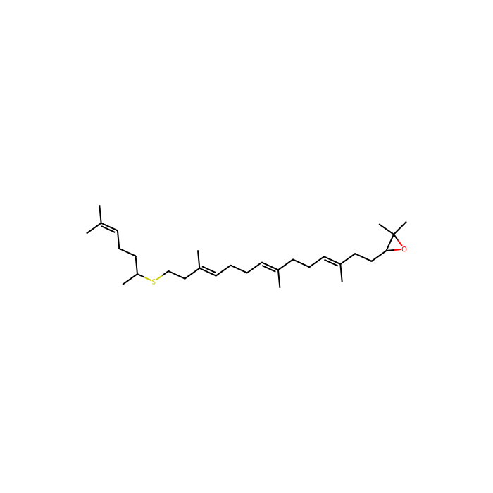 2,2-dimethyl-3-[(3E,7E,11E)-3,7,12-trimethyl-14-(6-methylhept-5-en-2-ylsulfanyl)tetradeca-3,7,11-trienyl]oxirane, 羊毛甾醇合成酶抑制剂