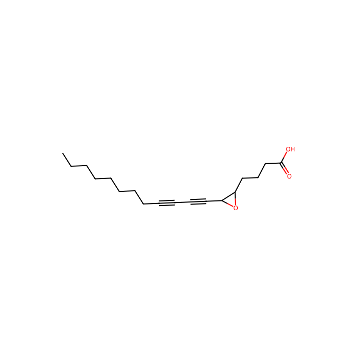 4-[3-(dodeca-1,3-diyn-1-yl)oxiran-2-yl]butanoic acid, 羟甲基戊二酰-CoA 还原酶抑制剂