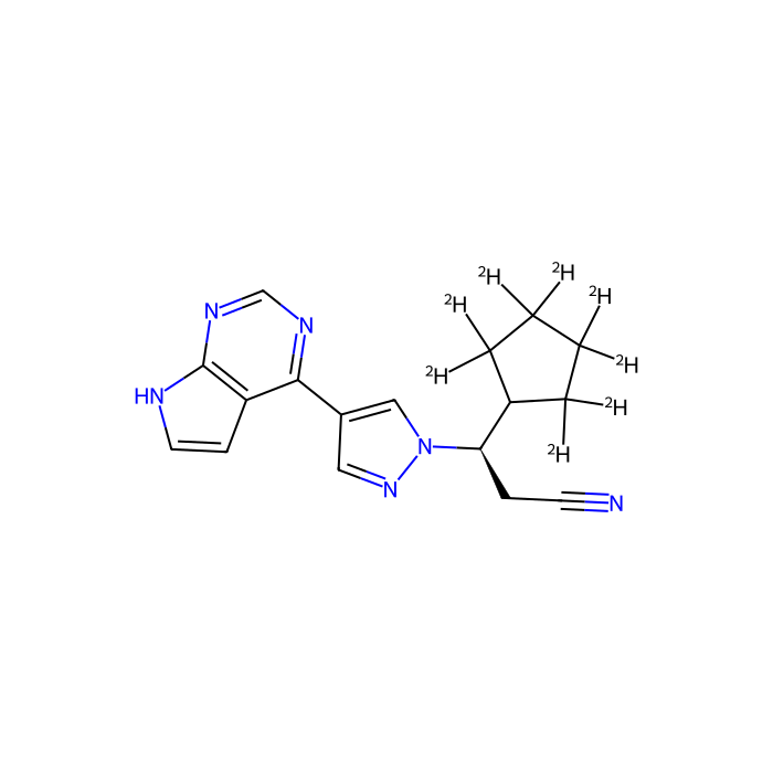 deuruxolitinib, Janus 激酶 1 抑制剂；Janus 激酶 2 抑制剂