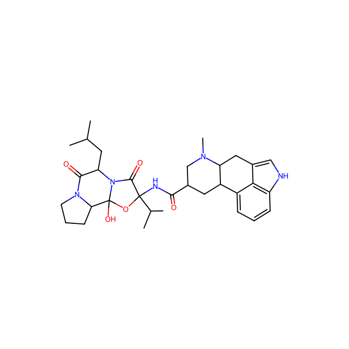 dihydroergocryptine, 5-HT 2B 受体的激动剂；5-HT 7 受体的拮抗剂