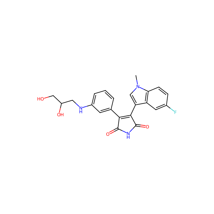 3-[3-(2,3-dihydroxypropylamino)phenyl]-4-(5-fluoro-1-methylindol-3-yl)pyrrole-2,5-dione, CCR2 拮抗剂