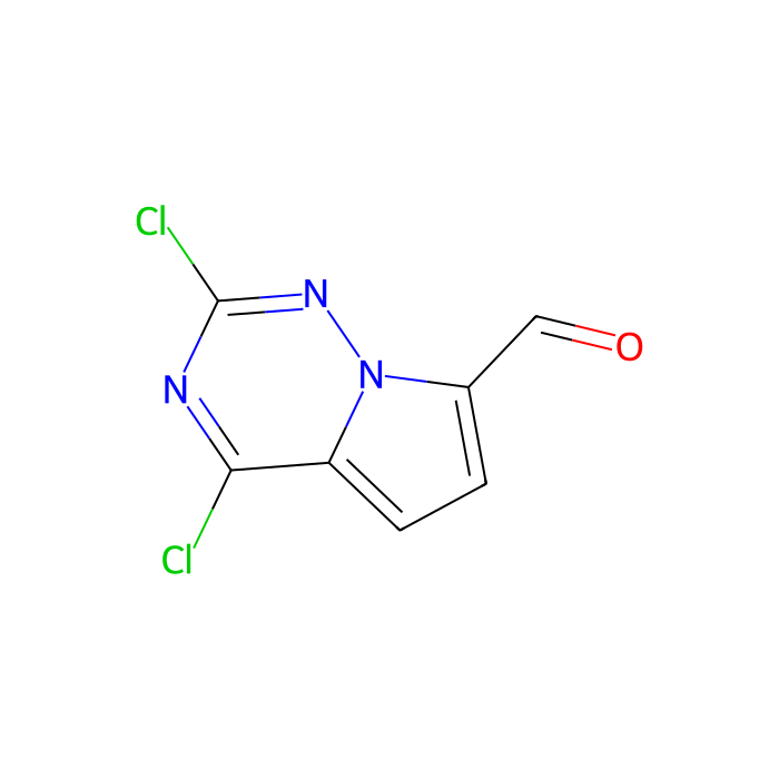 2,4-dichloropyrrolo[2,1-f][1,2,4]triazine-7-carbaldehyde