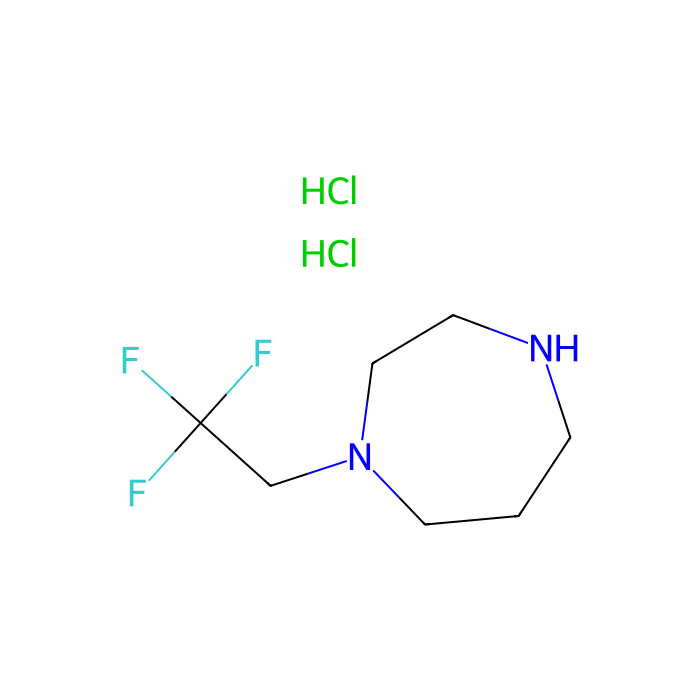 1-(2,2,2-trifluoroethyl)-1,4-diazepane dihydrochloride