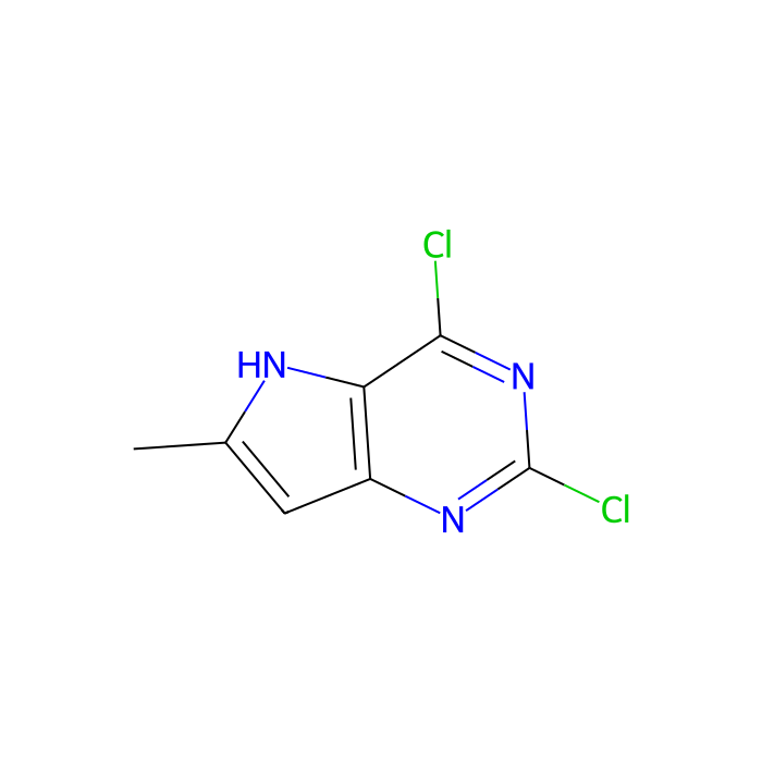 2,4-dichloro-6-methyl-5H-pyrrolo[3,2-d]pyrimidine