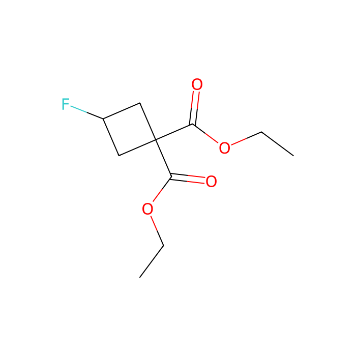 1,1-diethyl 3-fluorocyclobutane-1,1-dicarboxylate