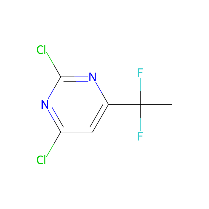 2,4-dichloro-6-(1,1-difluoroethyl)pyrimidine