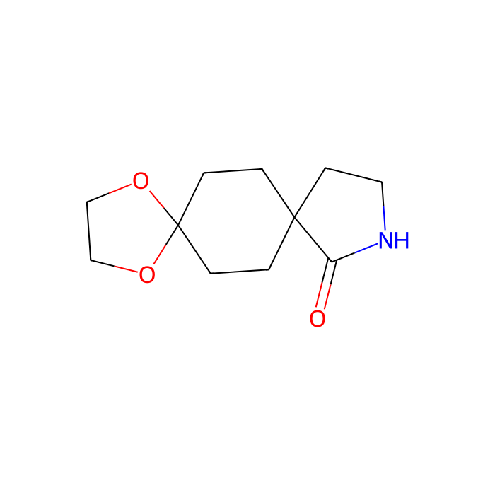 1,4-dioxa-10-azadispiro[4.2.4⁸.2⁵]tetradecan-9-one