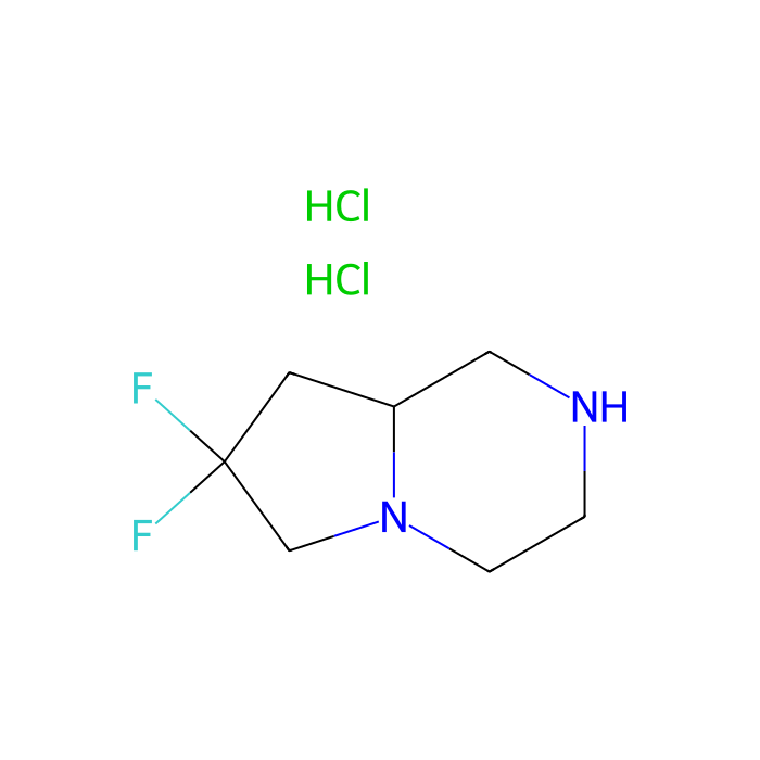 (8aS)-7,7-difluoro-octahydropyrrolo[1,2-a]pyrazine dihydrochloride