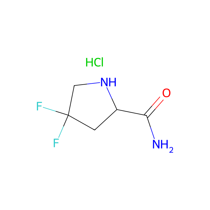 (2R)-4,4-difluoropyrrolidine-2-carboxamide;hydrochloride