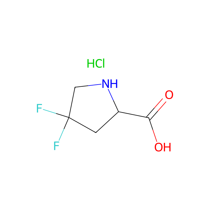 4,4-difluoropyrrolidine-2-carboxylic acid hydrochloride