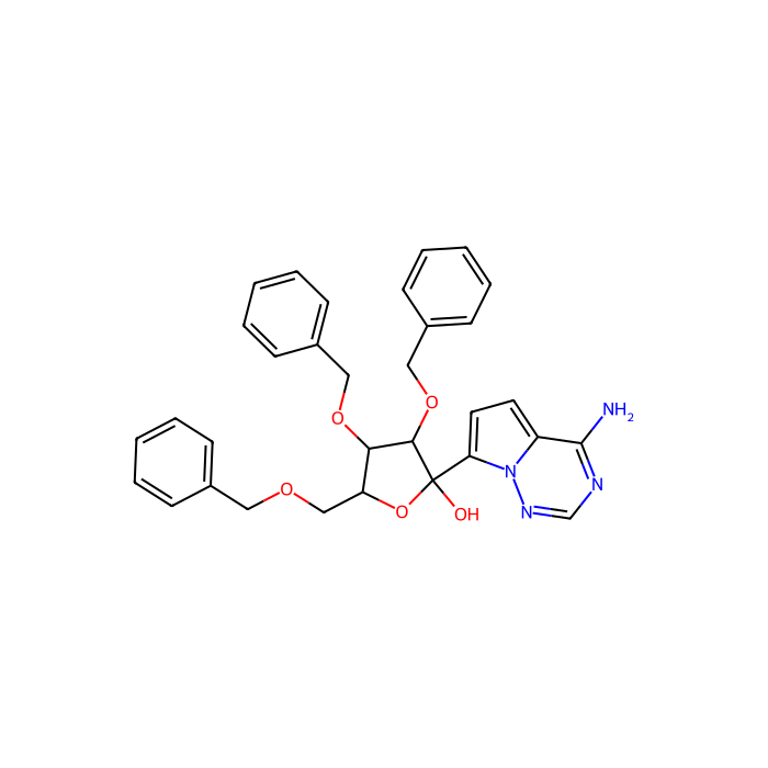 (3R,4R,5R)-2-(4-aminopyrrolo[2,1-f][1,2,4]triazin-7-yl)-3,4-dibenzyloxy-5-(benzyloxymethyl)tetrahydrofuran-2-ol