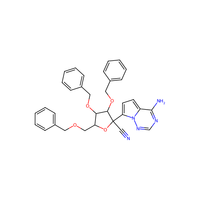 (2R,3R,4R,5R)-2-(4-aminopyrrolo[2,1-f][1,2,4]triazin-7-yl)-3,4-dibenzyloxy-5-(benzyloxymethyl)tetrahydrofuran-2-carbonitrile