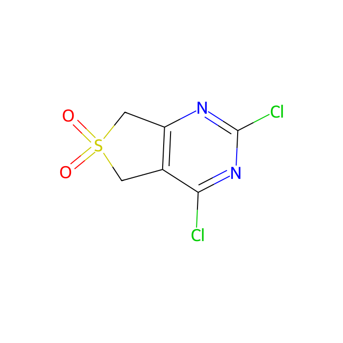 2,4-dichloro-5H,7H-6λ⁶-thieno[3,4-d]pyrimidine-6,6-dione