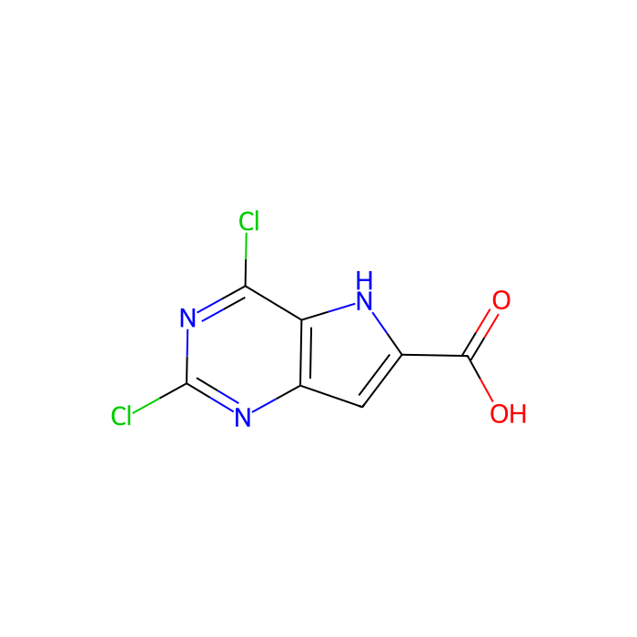 2,4-dichloro-5H-pyrrolo[3,2-d]pyrimidine-6-carboxylic acid