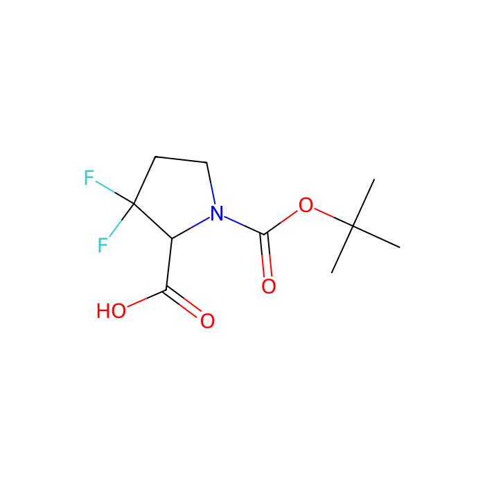 1-[(tert-butoxy)carbonyl]-3,3-difluoropyrrolidine-2-carboxylic acid