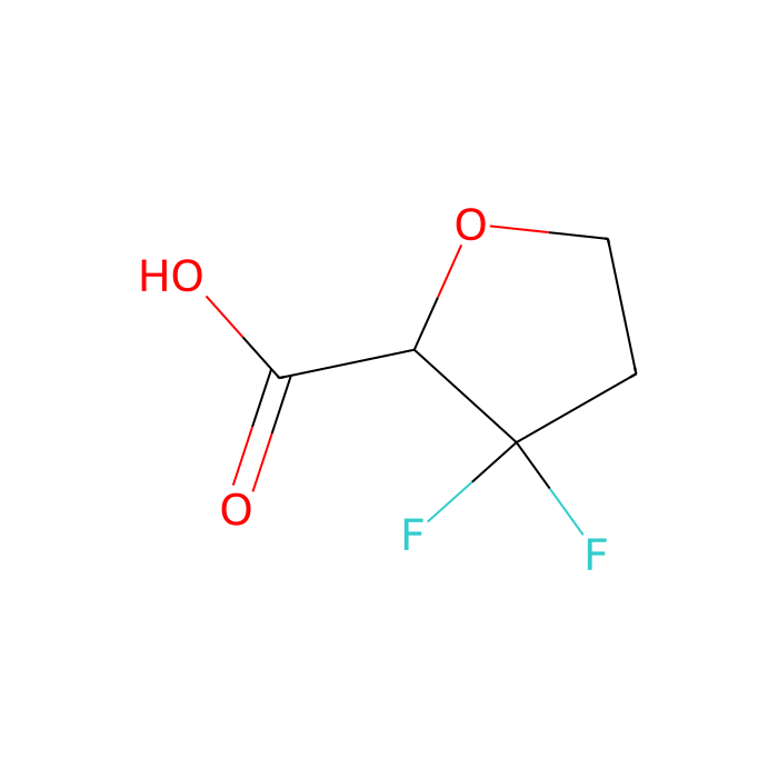 3,3-difluorooxolane-2-carboxylic acid