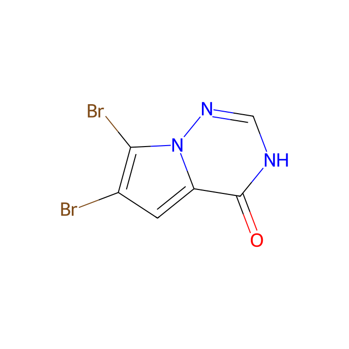 6,7-dibromo-3H,4H-pyrrolo[2,1-f][1,2,4]triazin-4-one