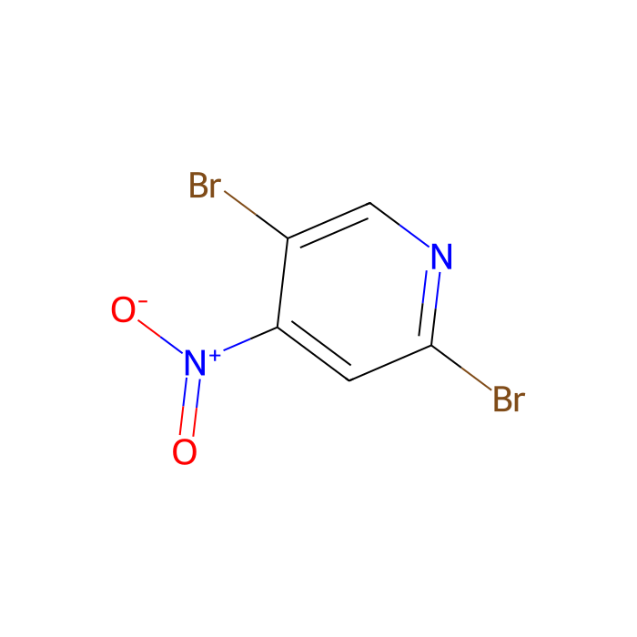 2,5-dibromo-4-nitropyridine