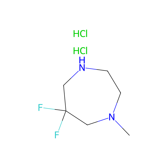 6,6-difluoro-1-methyl-1,4-diazepane dihydrochloride