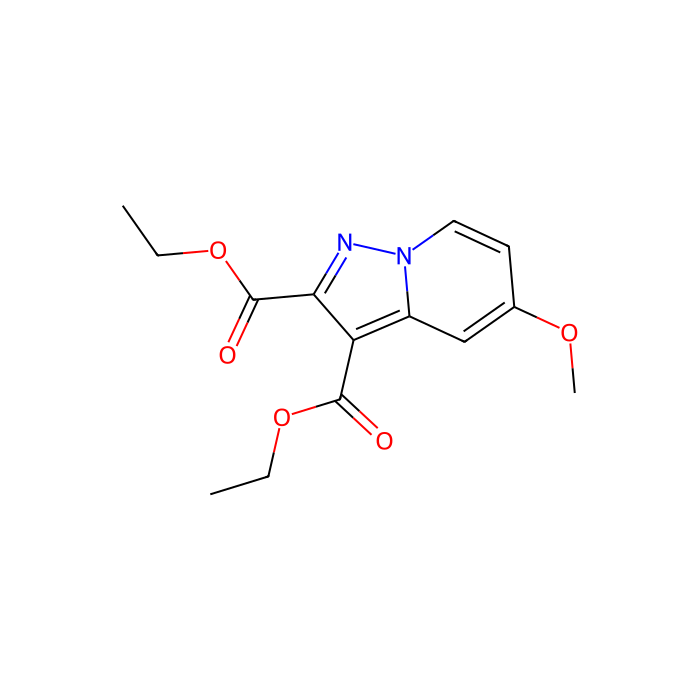 diethyl 5-methoxypyrazolo[1,5-a]pyridine-2,3-dicarboxylate