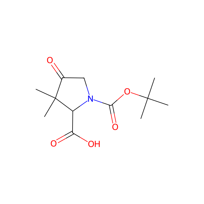 (2S)-1-[(tert-butoxy)carbonyl]-3,3-dimethyl-4-oxopyrrolidine-2-carboxylic acid