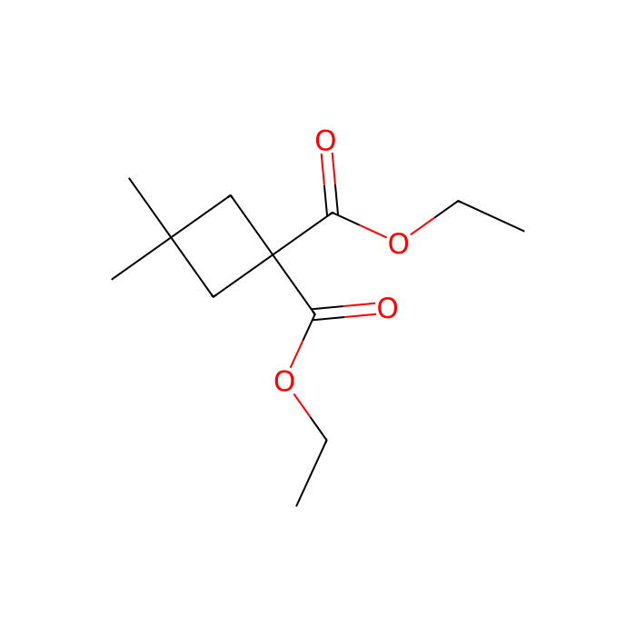 1,1-diethyl 3,3-dimethylcyclobutane-1,1-dicarboxylate