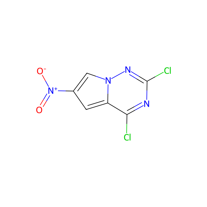 2,4-dichloro-6-nitro-pyrrolo[2,1-f][1,2,4]triazine