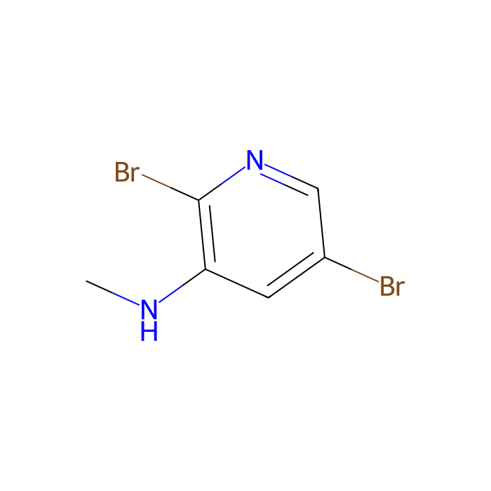 2,5-dibromo-N-methyl-pyridin-3-amine